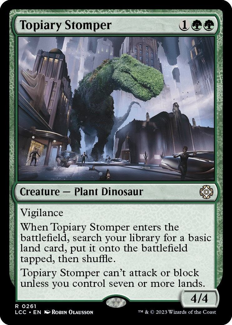 Image for Topiary Stomper (261) (LCC) - Magic: The Gathering