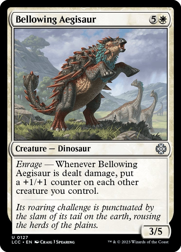 Image for Bellowing Aegisaur (127) (LCC) - Magic: The Gathering