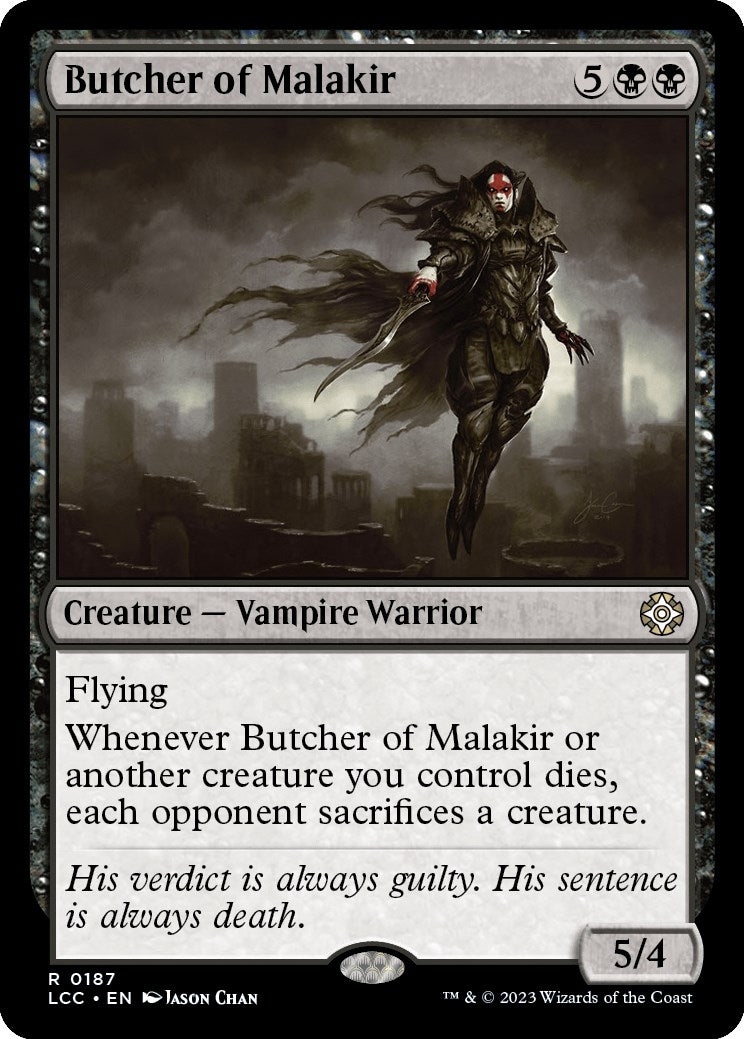 Image for Butcher of Malakir (187) (LCC) - Magic: The Gathering