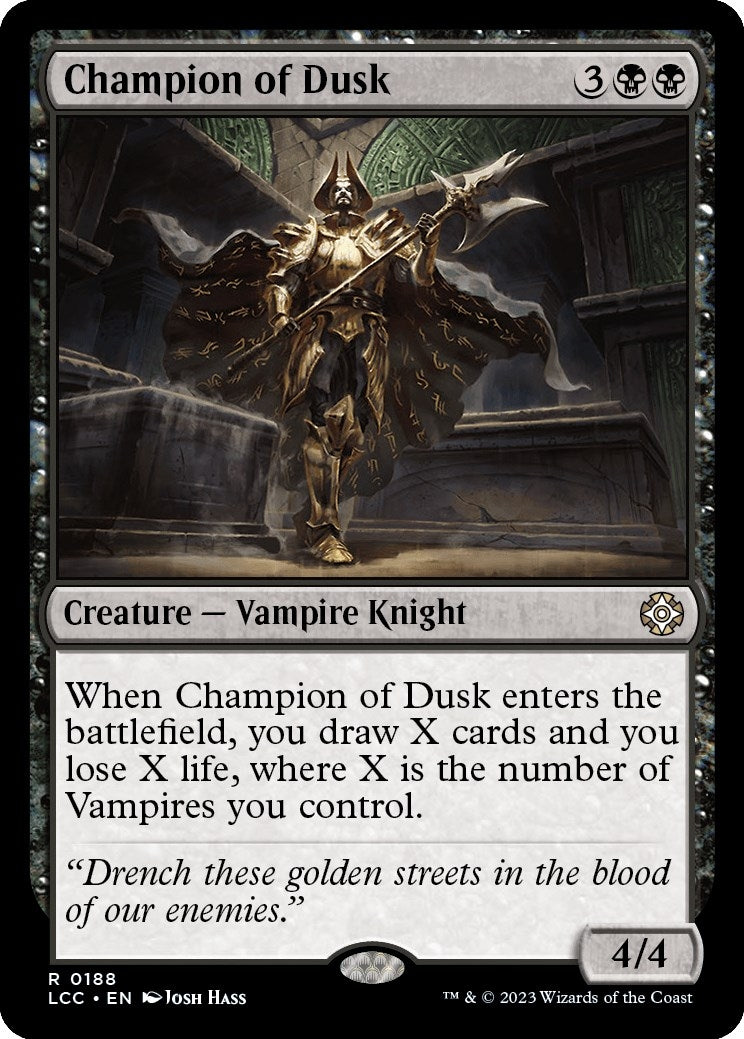 Image for Champion of Dusk (188) (LCC) - Magic: The Gathering