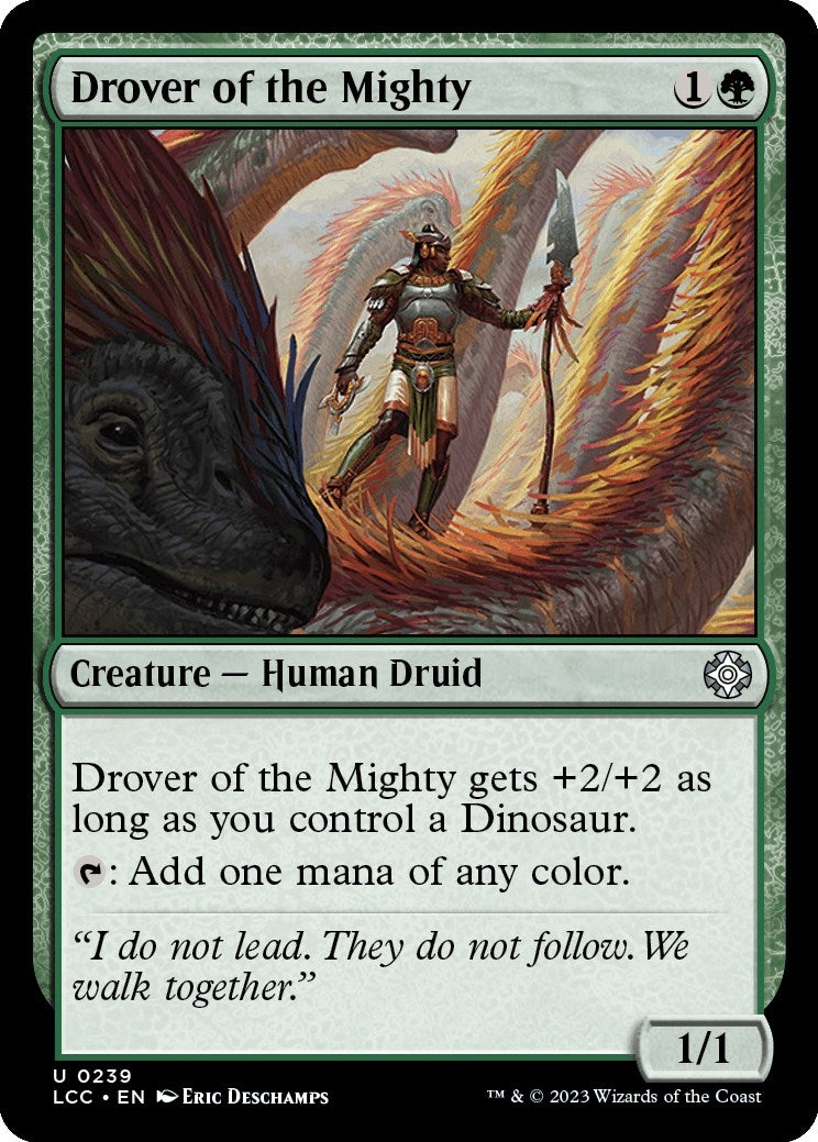 Image for Drover of the Mighty (239) (LCC) - Magic: The Gathering