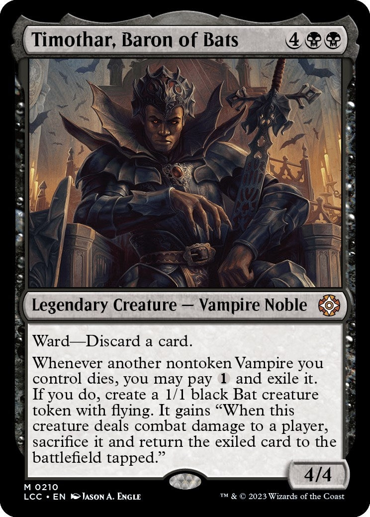 Image for Timothar, Baron of Bats (210) (LCC) - Magic: The Gathering