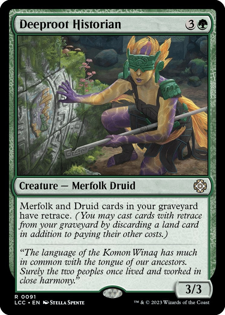 Image for Deeproot Historian (91) (LCC) - Magic: The Gathering