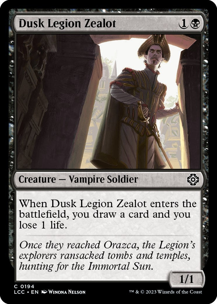 Image for Dusk Legion Zealot (194) (LCC) - Magic: The Gathering
