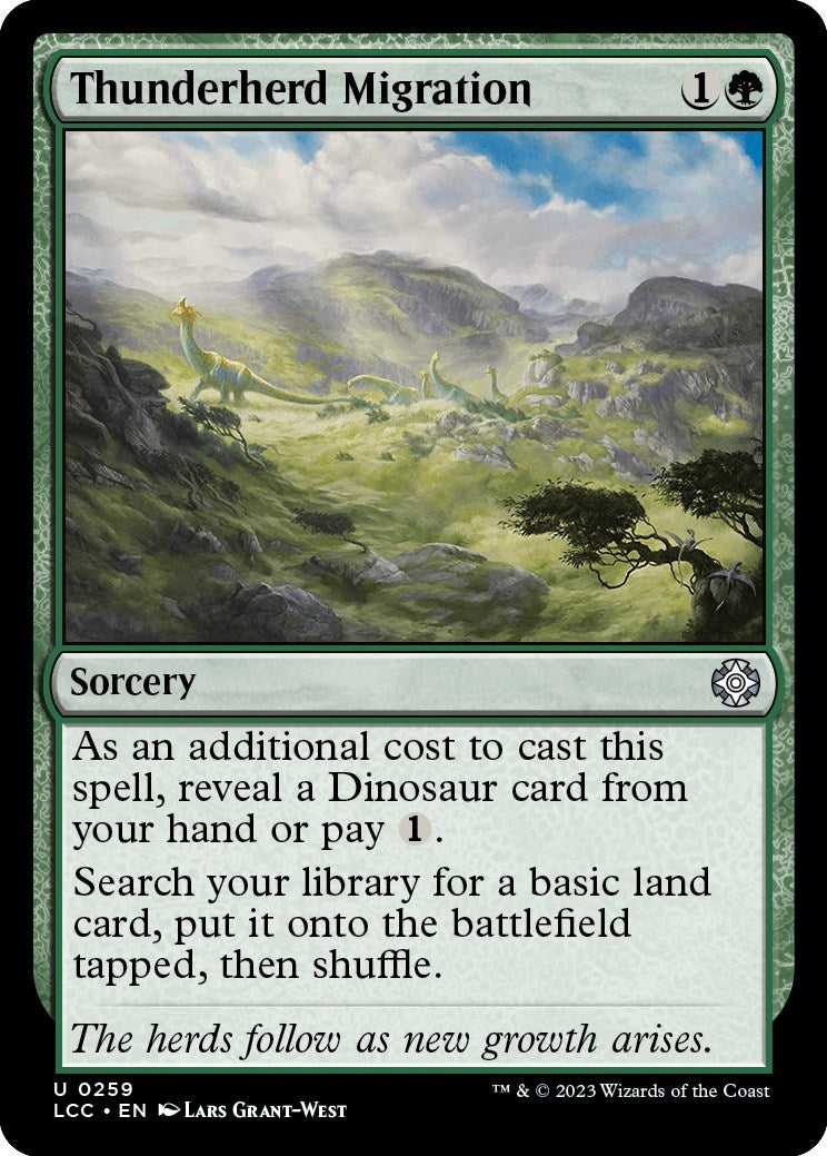 Image for Thunderherd Migration (259) (LCC) - Magic: The Gathering