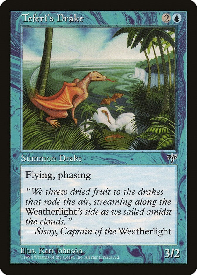 Image for Teferi's Drake (MIR) - Magic: The Gathering