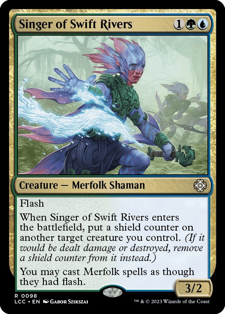 Image for Singer of Swift Rivers (98) (LCC) - Magic: The Gathering