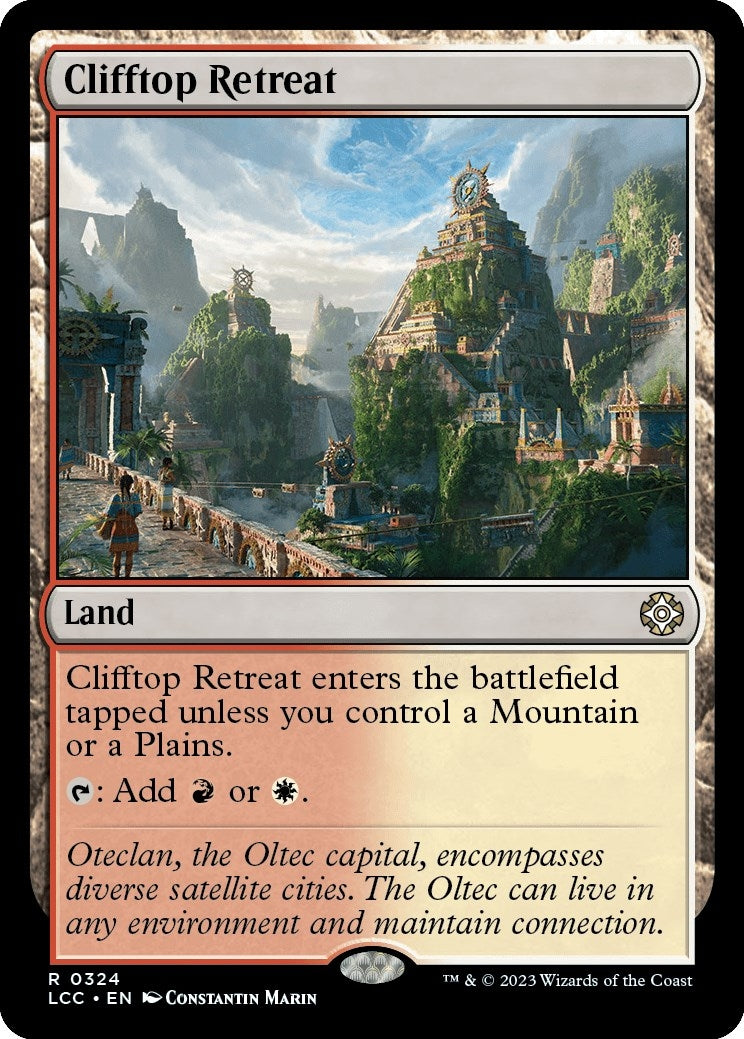 Image for Clifftop Retreat (324) (LCC) - Magic: The Gathering