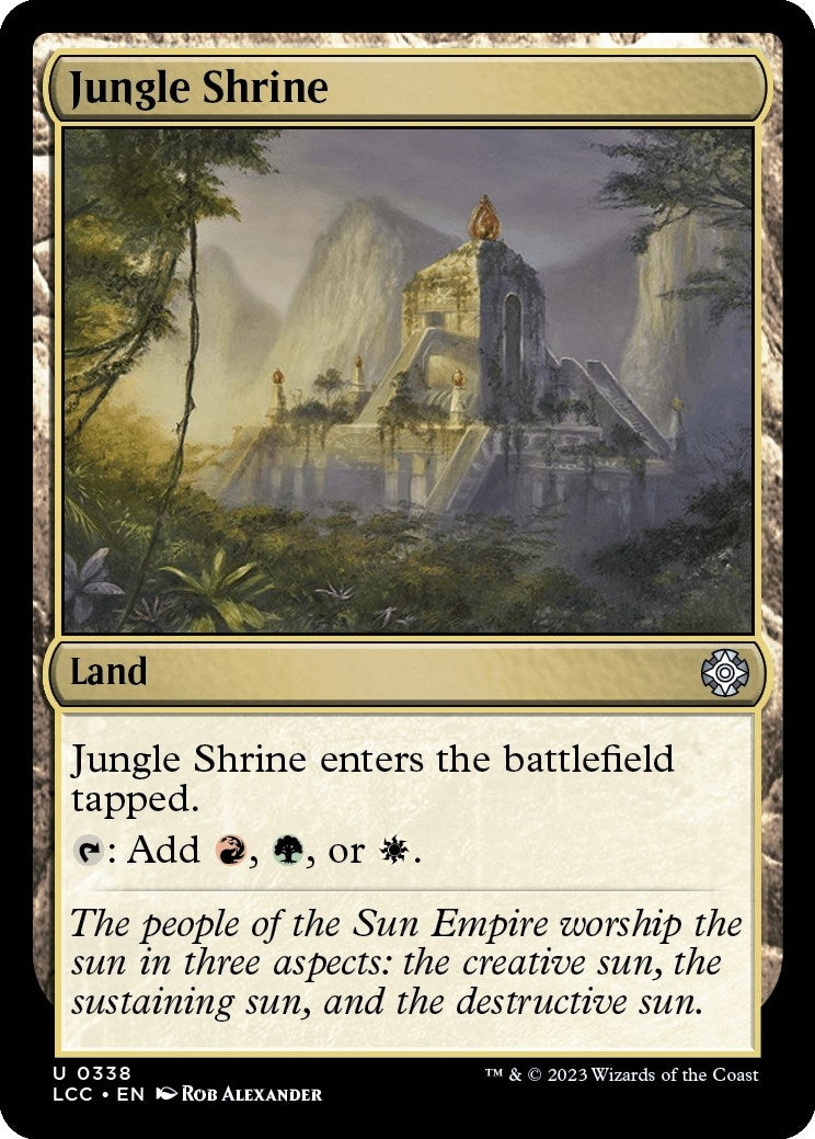 Image for Jungle Shrine (338) (LCC) - Magic: The Gathering