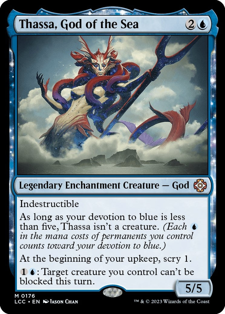Image for Thassa, God of the Sea (176) (LCC) - Magic: The Gathering