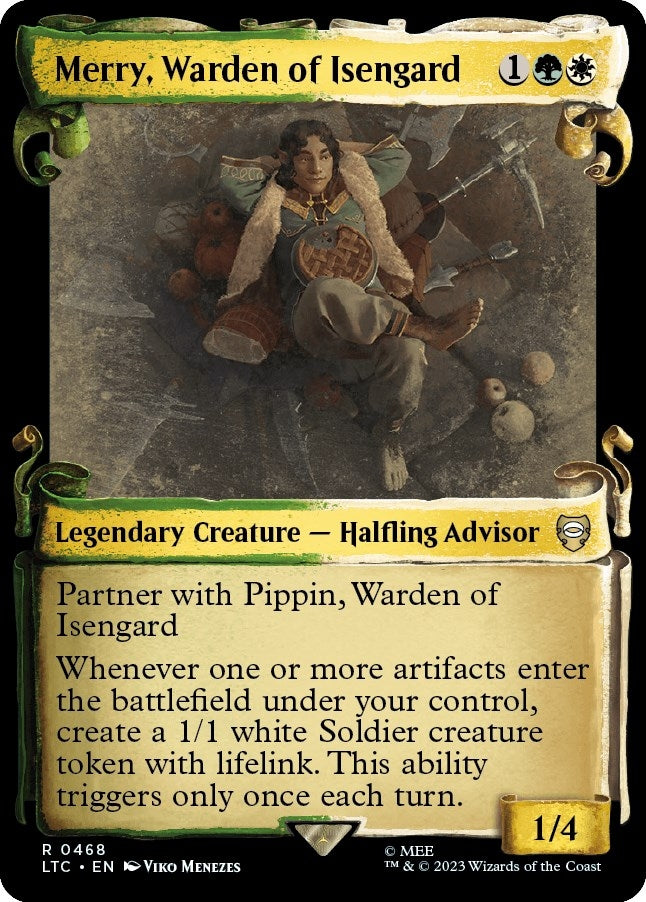 Image for Merry, Warden of Isengard (Showcase Scrolls) (468) (LTC) - Magic: The Gathering