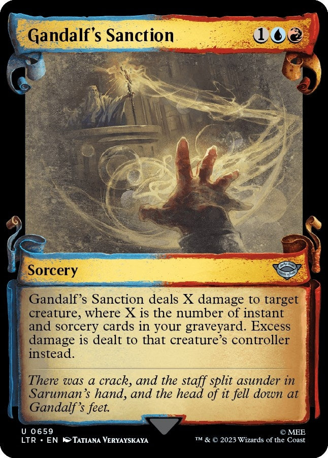 Image for Gandalf's Sanction (Showcase Scrolls) (659) (LTR) - Magic: The Gathering