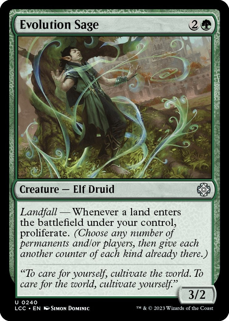 Image for Evolution Sage (240) (LCC) - Magic: The Gathering