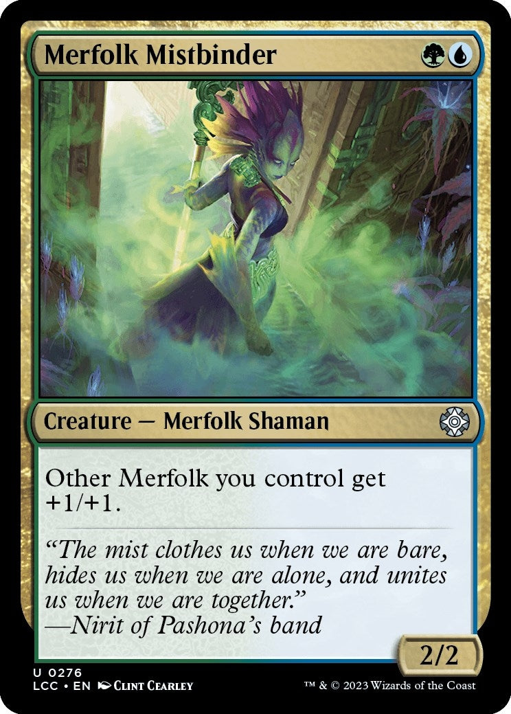 Image for Merfolk Mistbinder (276) (LCC) - Magic: The Gathering