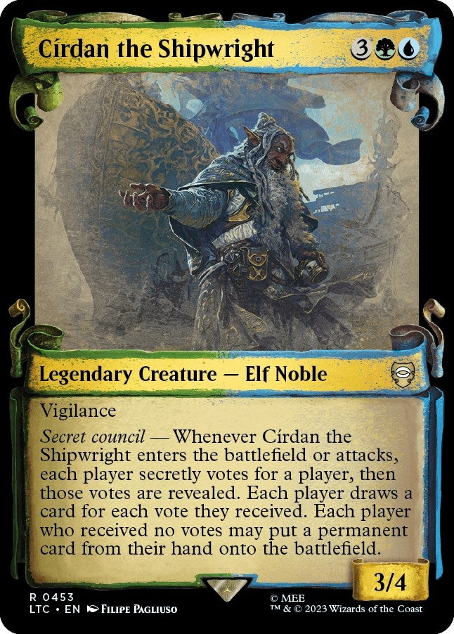 Image for Cirdan the Shipwright (Showcase Scrolls) (453) (LTC) - Magic: The Gathering