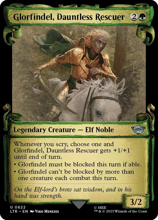 Image for Glorfindel, Dauntless Rescuer (Showcase Scrolls) (622) (LTR) - Magic: The Gathering
