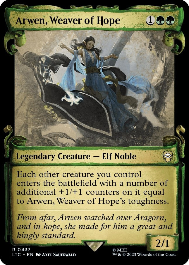 Image for Arwen, Weaver of Hope (Showcase Scrolls) (437) (LTC) - Magic: The Gathering