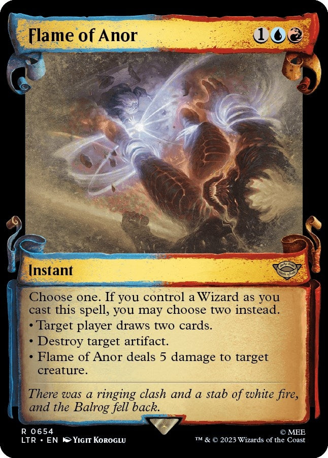 Image for Flame of Anor (Showcase Scrolls) (654) (LTR) - Magic: The Gathering