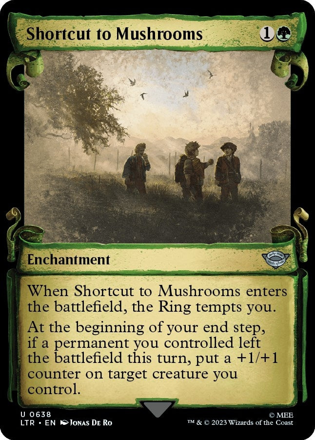 Image for Shortcut to Mushrooms (Showcase Scrolls) (638) (LTR) - Magic: The Gathering