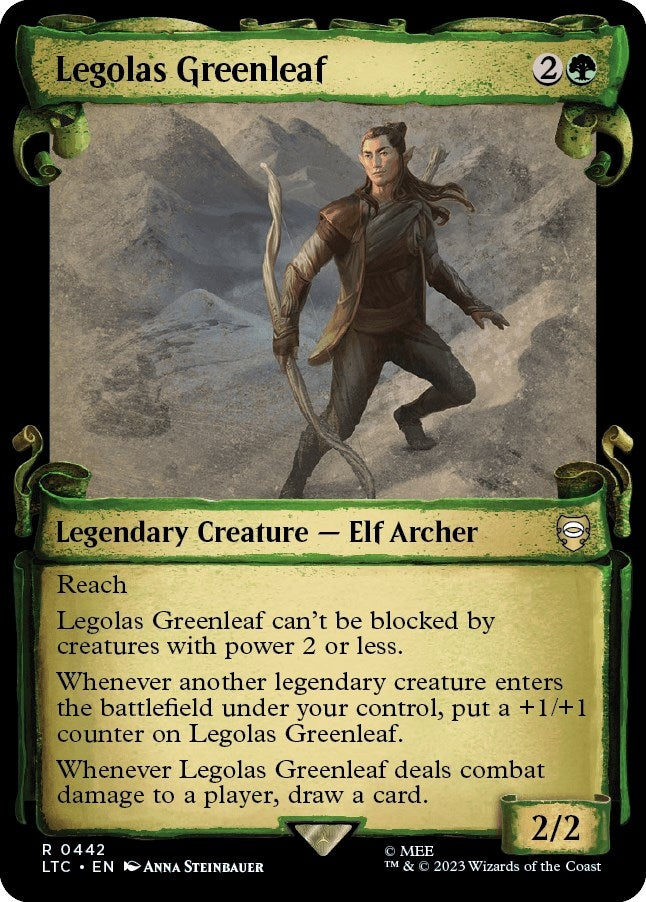 Image for Legolas Greenleaf (Showcase Scrolls) (442) (LTC) - Magic: The Gathering