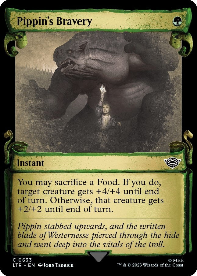Image for Pippin's Bravery (Showcase Scrolls) (633) (LTR) - Magic: The Gathering