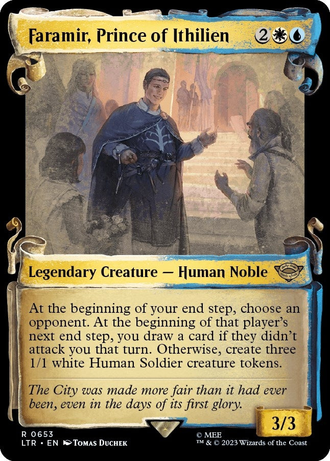 Image for Faramir, Prince of Ithilien (Showcase Scrolls) (653) (LTR) - Magic: The Gathering