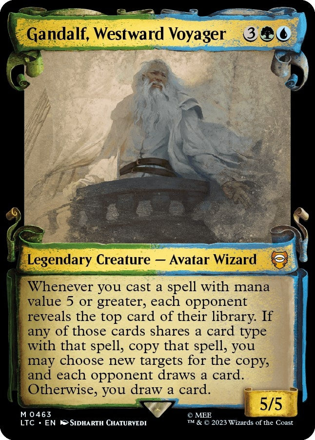 Image for Gandalf, Westward Voyager (Showcase Scrolls) (463) (LTC) - Magic: The Gathering