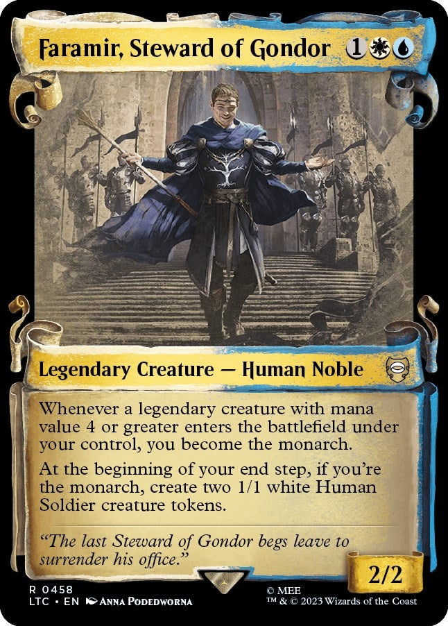 Image for Faramir, Steward of Gondor (Showcase Scrolls) (458) (LTC) - Magic: The Gathering