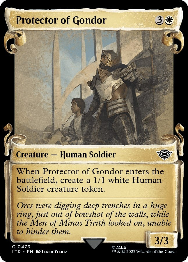 Image for Protector of Gondor (Showcase Scrolls) (476) (LTR) - Magic: The Gathering