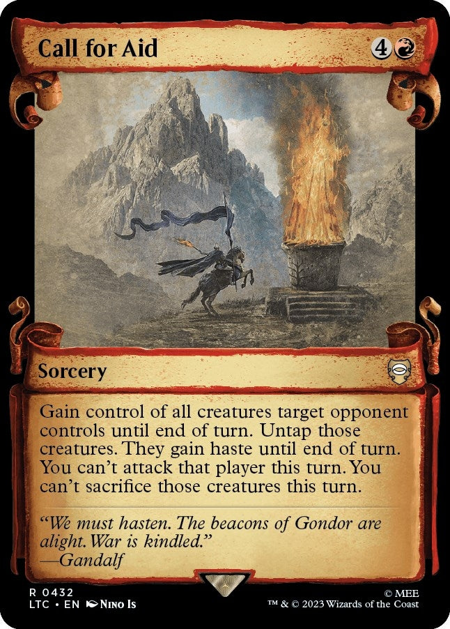 Image for Call for Aid (Showcase Scrolls) (432) (LTC) - Magic: The Gathering