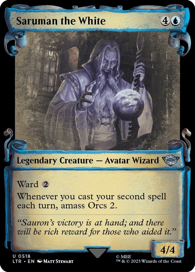 Image for Saruman the White (Showcase Scrolls) (518) (LTR) - Magic: The Gathering