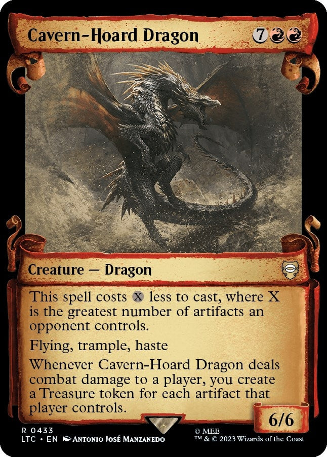 Image for Cavern-Hoard Dragon (Showcase Scrolls) (433) (LTC) - Magic: The Gathering