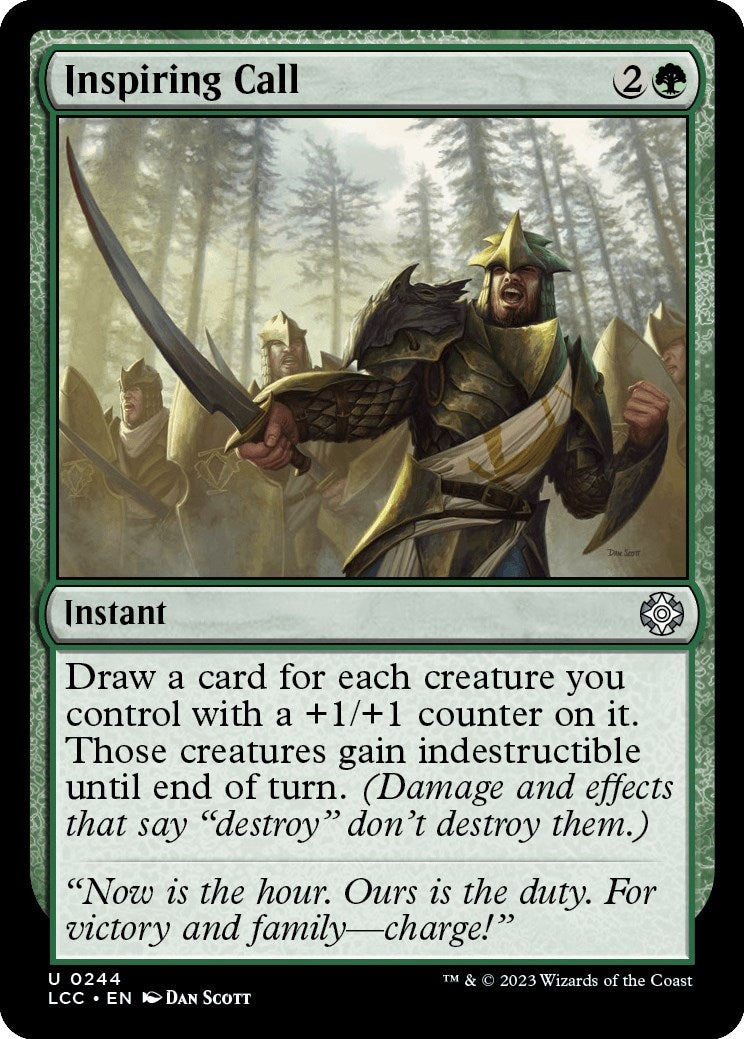 Image for Inspiring Call (244) (LCC) - Magic: The Gathering