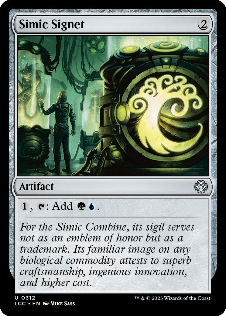 Image for Simic Signet (312) (LCC) - Magic: The Gathering