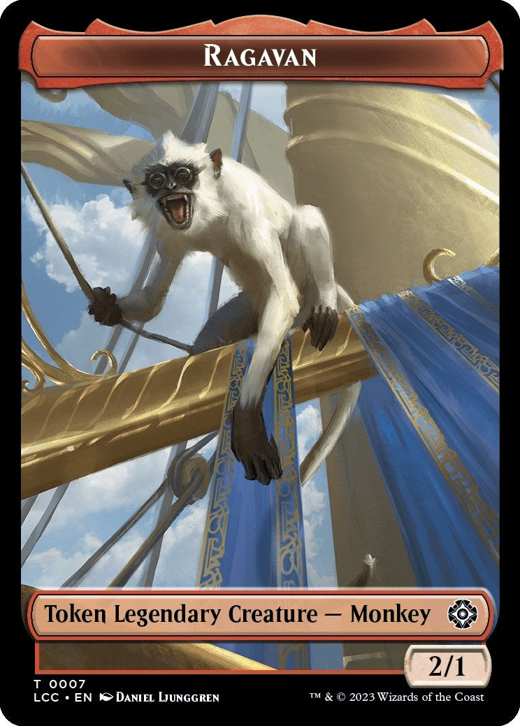Image for Ragavan // Treasure Double-Sided Token (7 // 18) (LCC) - Magic: The Gathering