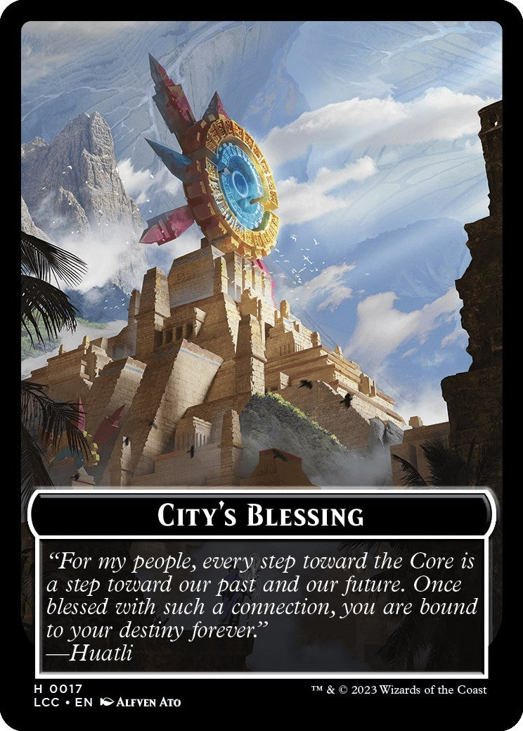 Image for City's Blessing // Pirate Double-Sided Token (17 // 5) (LCC) - Magic: The Gathering