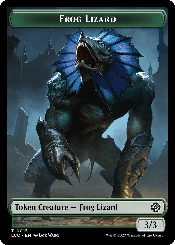 Image for Frog Lizard // Merfolk (0003) Double-Sided Token (13 // 3) (LCC) - Magic: The Gathering