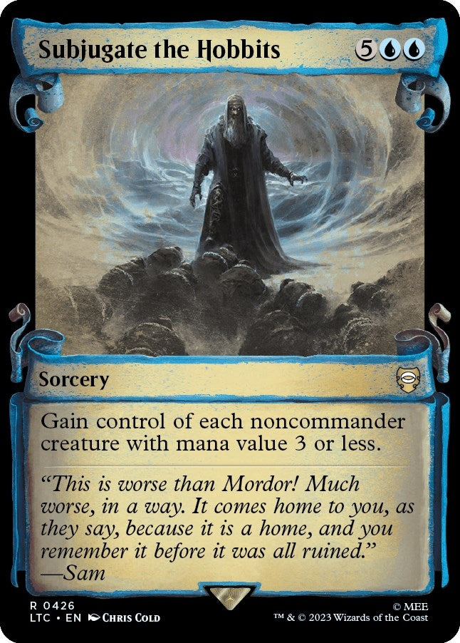 Image for Subjugate the Hobbits (Showcase Scrolls) (426) (LTC) - Magic: The Gathering