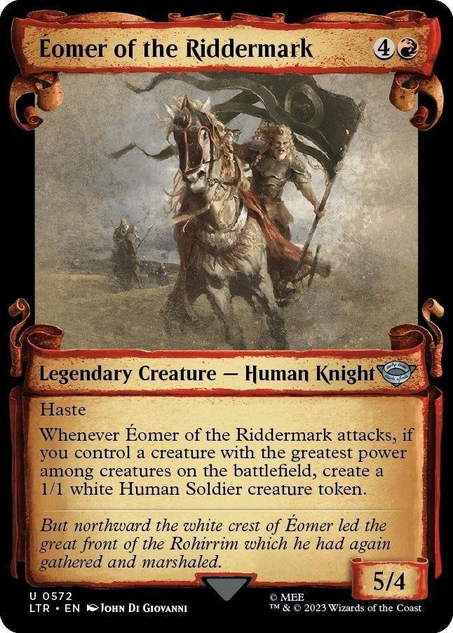 Image for Eomer of the Riddermark (Showcase Scrolls) (572) (LTR) - Magic: The Gathering