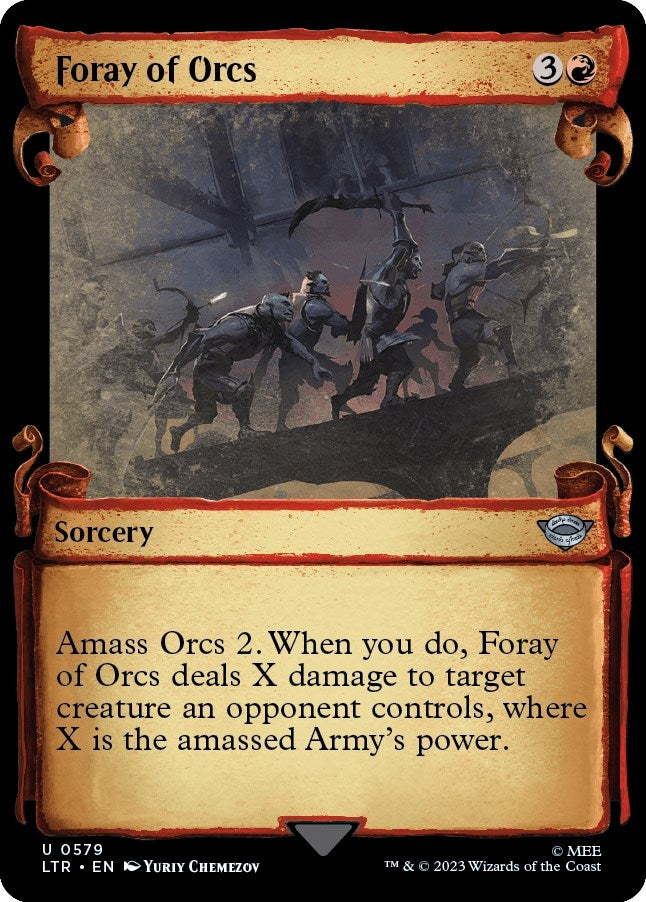 Image for Foray of Orcs (Showcase Scrolls) (579) (LTR) - Magic: The Gathering