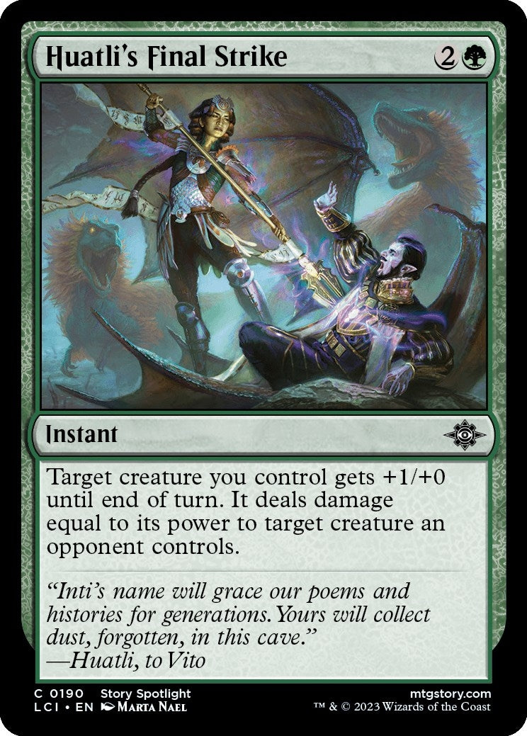 Image for Huatli's Final Strike (190) (LCI) - Magic: The Gathering