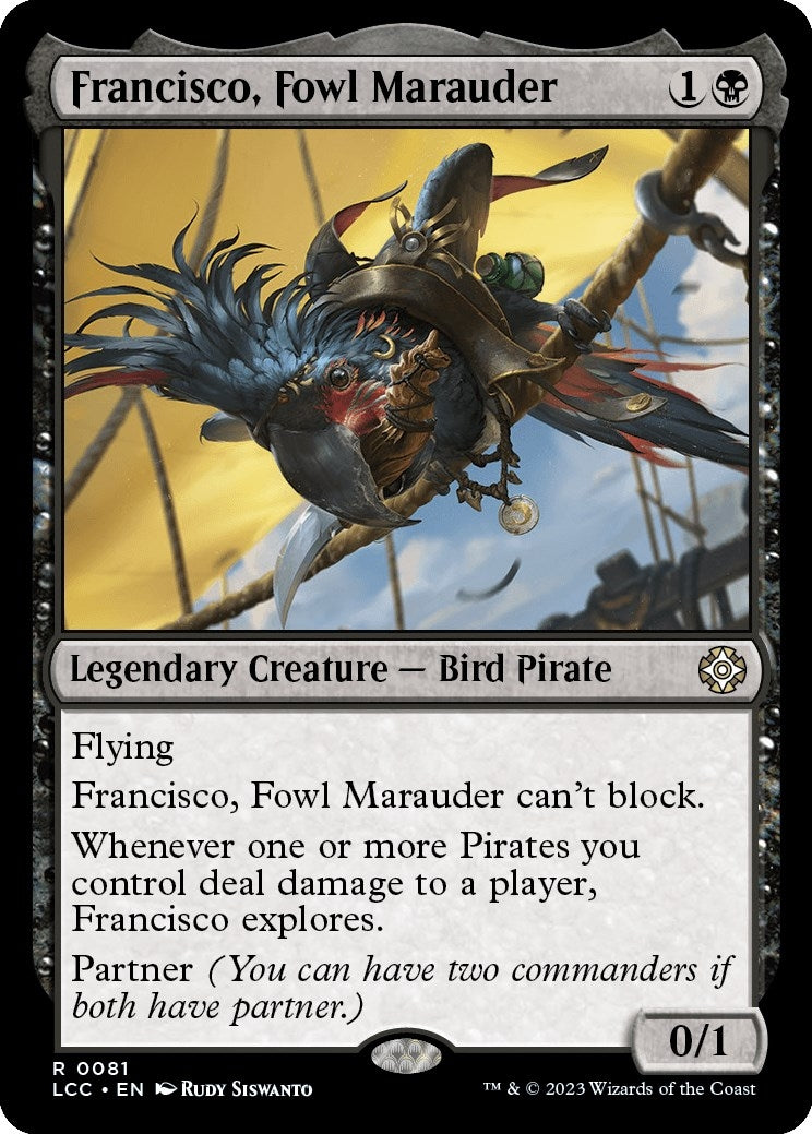 Image for Francisco, Fowl Marauder (81) (LCC) - Magic: The Gathering