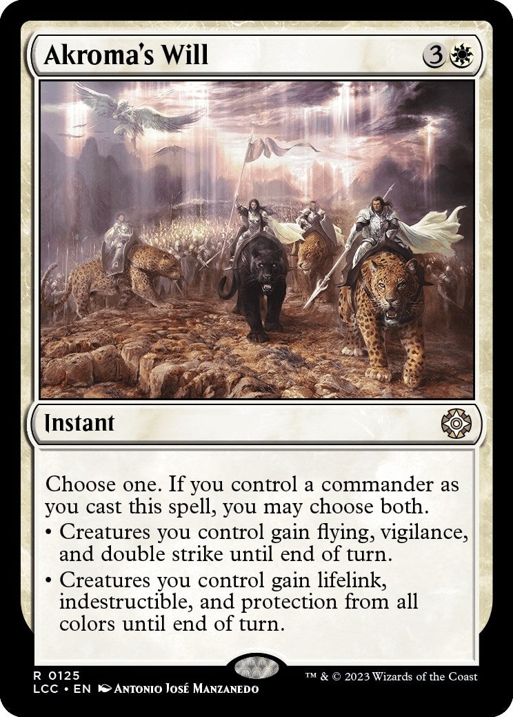 Image for Akroma's Will (125) (LCC) - Magic: The Gathering