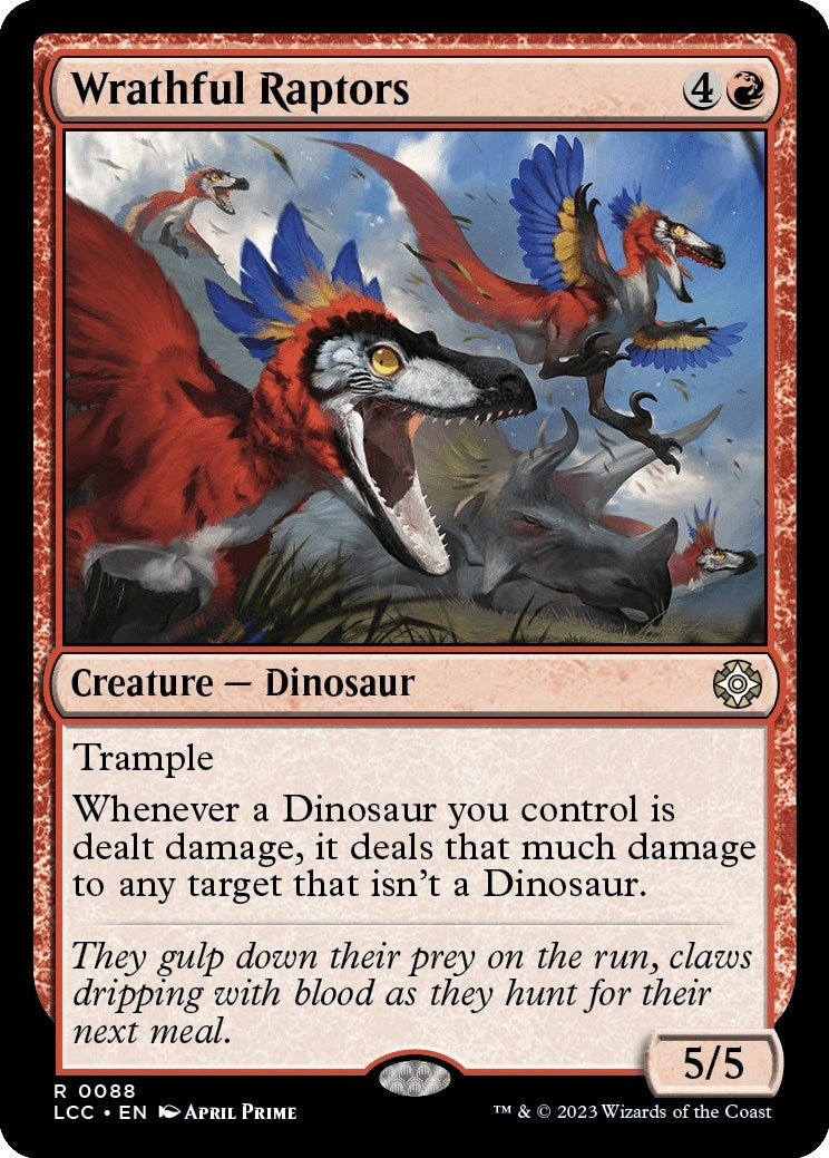 Image for Wrathful Raptors (88) (LCC) - Magic: The Gathering