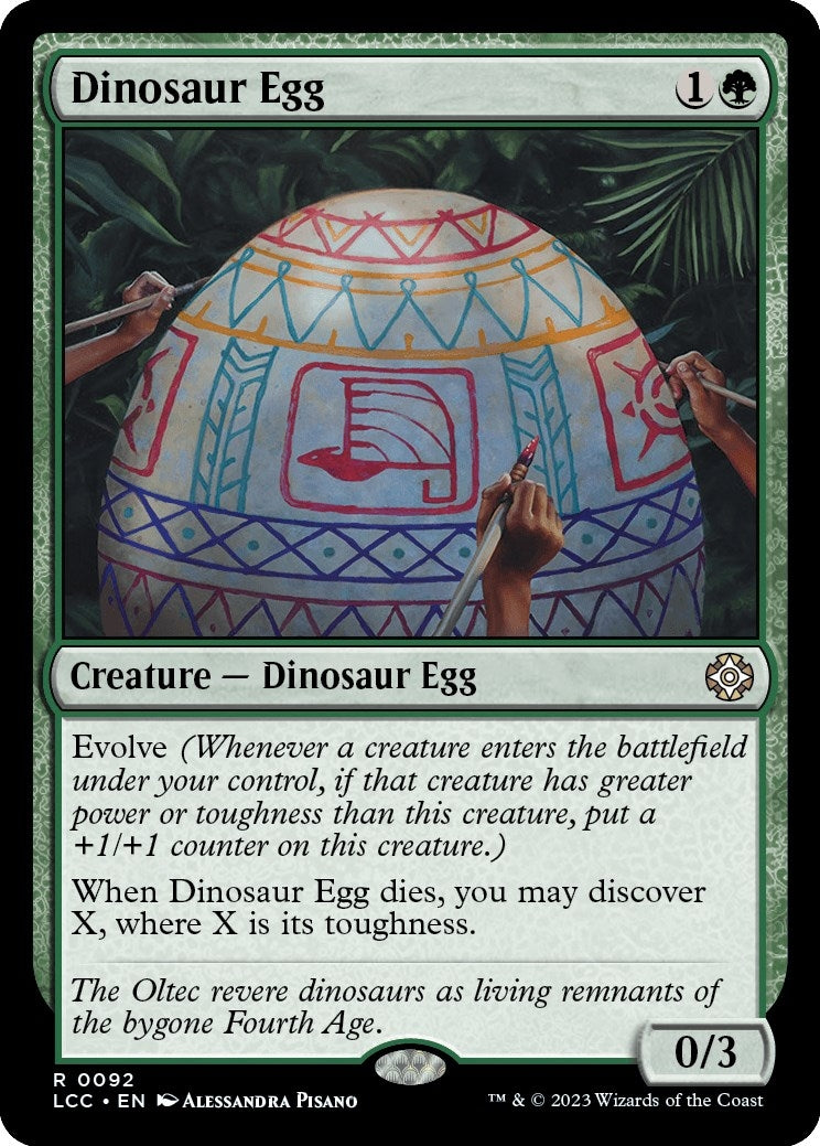 Image for Dinosaur Egg (92) (LCC) - Magic: The Gathering