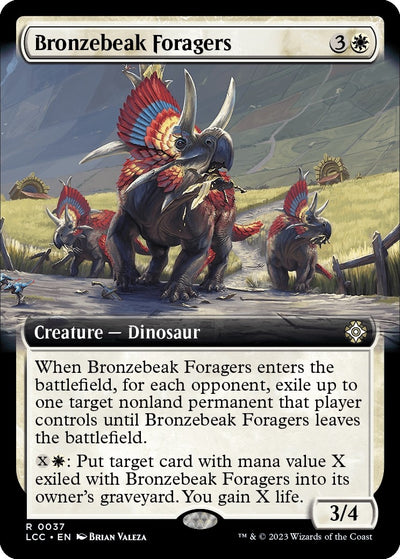 Bronzebeak Foragers (Extended Art) (37) (LCC)