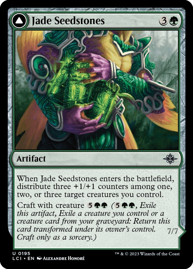 Image for Jade Seedstones (195) (LCI) - Magic: The Gathering