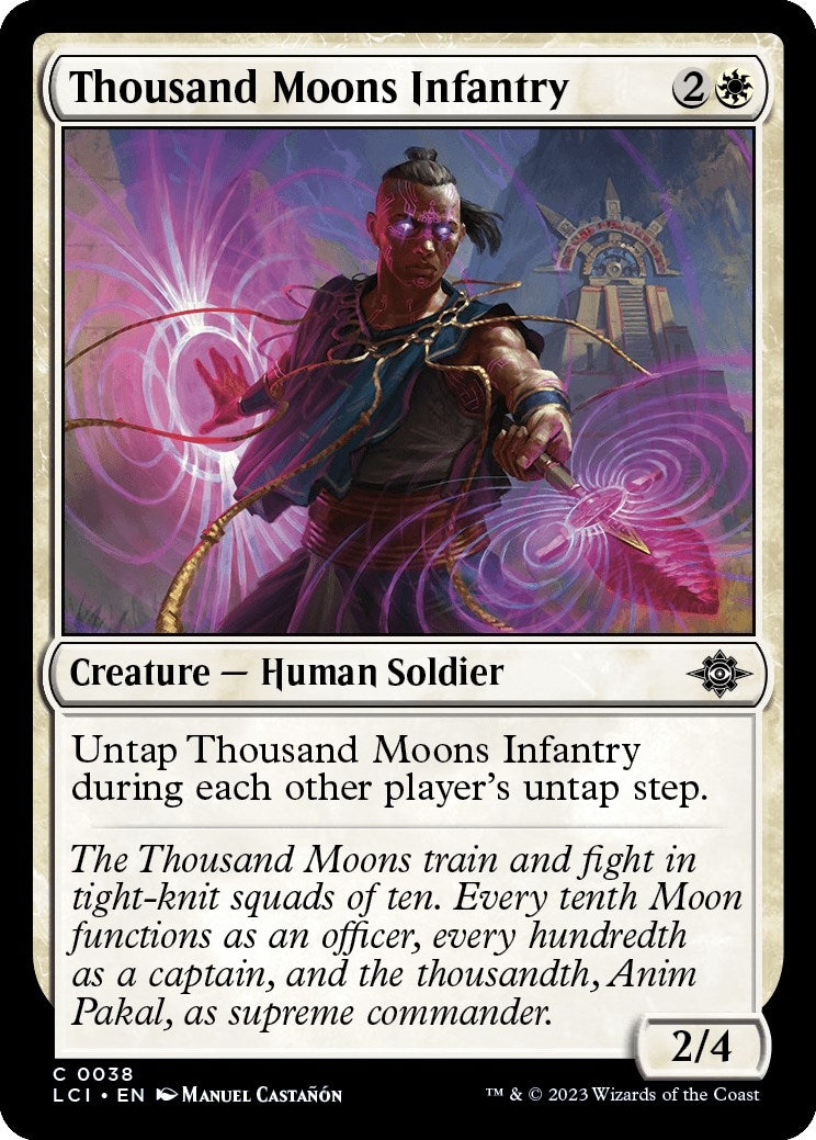 Image for Thousand Moons Infantry (38) (LCI) - Magic: The Gathering