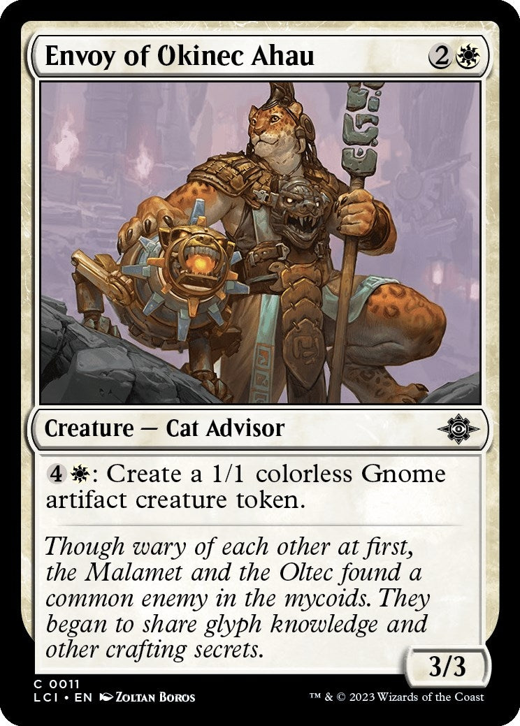Image for Envoy of Okinec Ahau (11) (LCI) - Magic: The Gathering