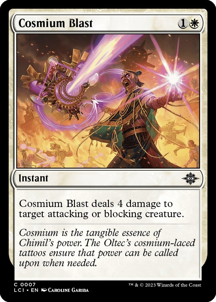 Image for Cosmium Blast (7) (LCI) - Magic: The Gathering